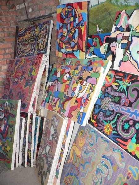 склад робіт колекціонера-художника Бойка Петра