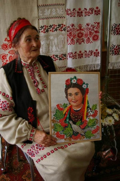 пані Катерина з автопортретом