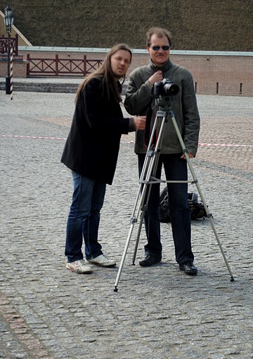 Іван Канівець та Володимир Каштанов у роботі