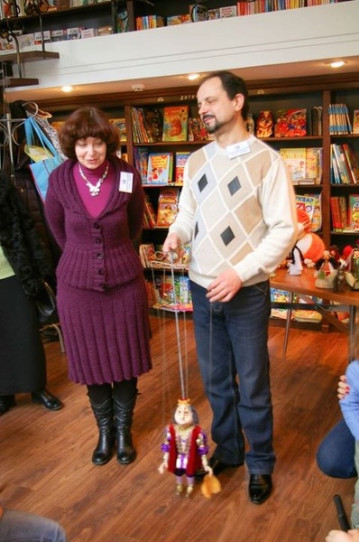 ДеСтиль у Сяйві - актори-лялькарі Олександр Мельник та Лілія Мельнічук