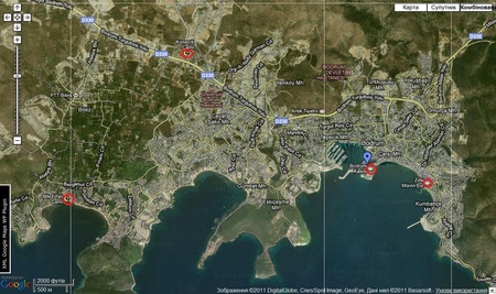 Бодрум. Карта